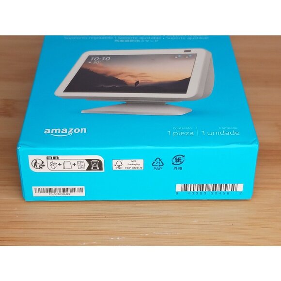 Adjustable Stand for Echo Show 8 2nd Gen Glacier White OEM New Sealed Box - Picture 3 of 5